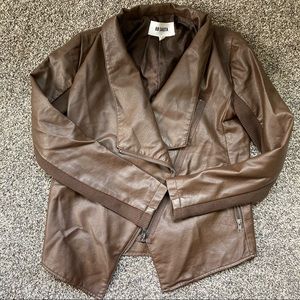 Brown Moto Jacket
